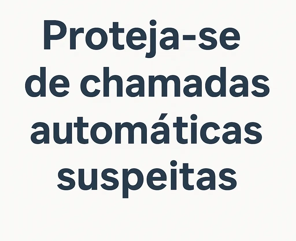 Chamadas automáticas em Portugal — o que são e como se proteger