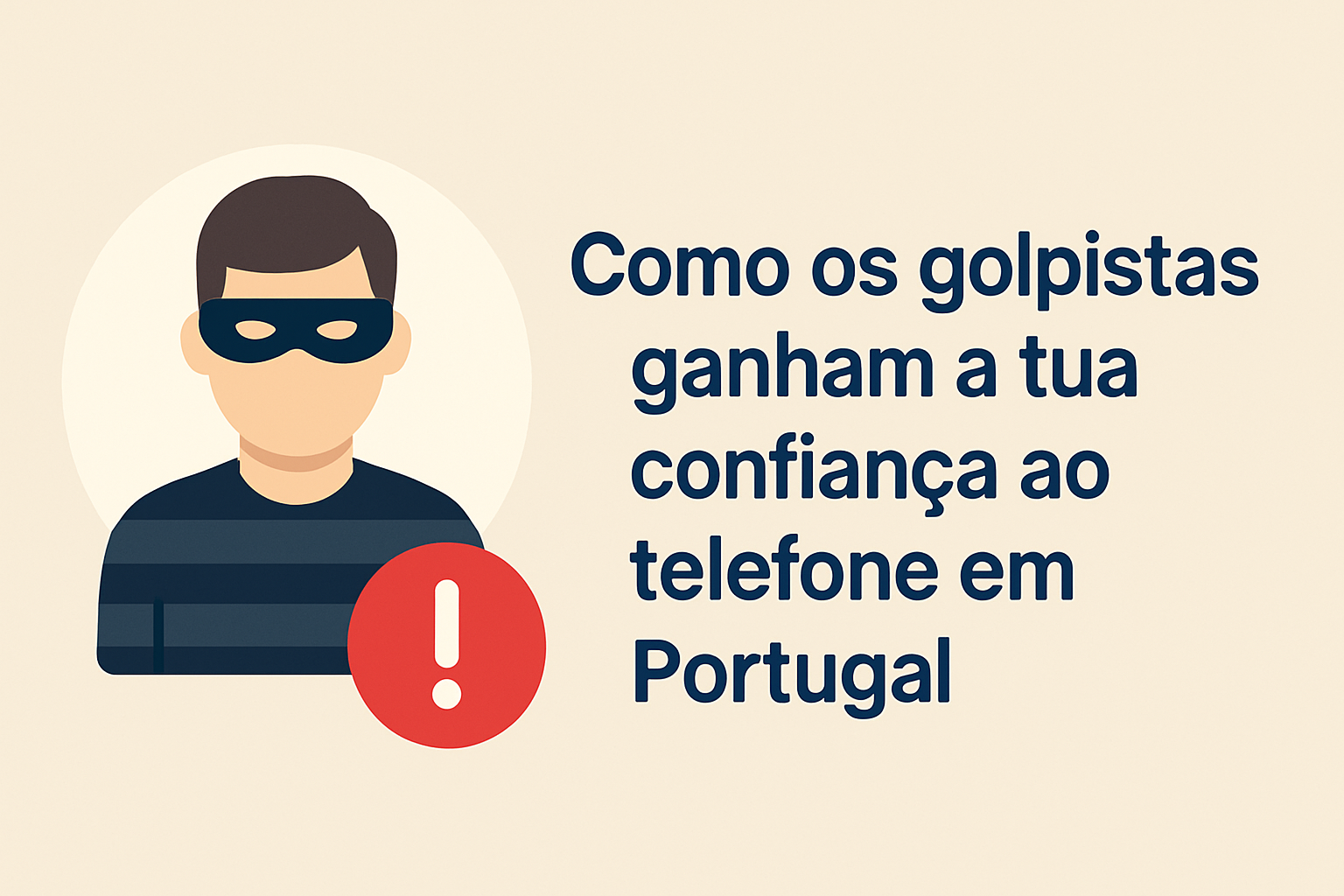 Como os golpistas ganham a tua confiança ao telefone em Portugal