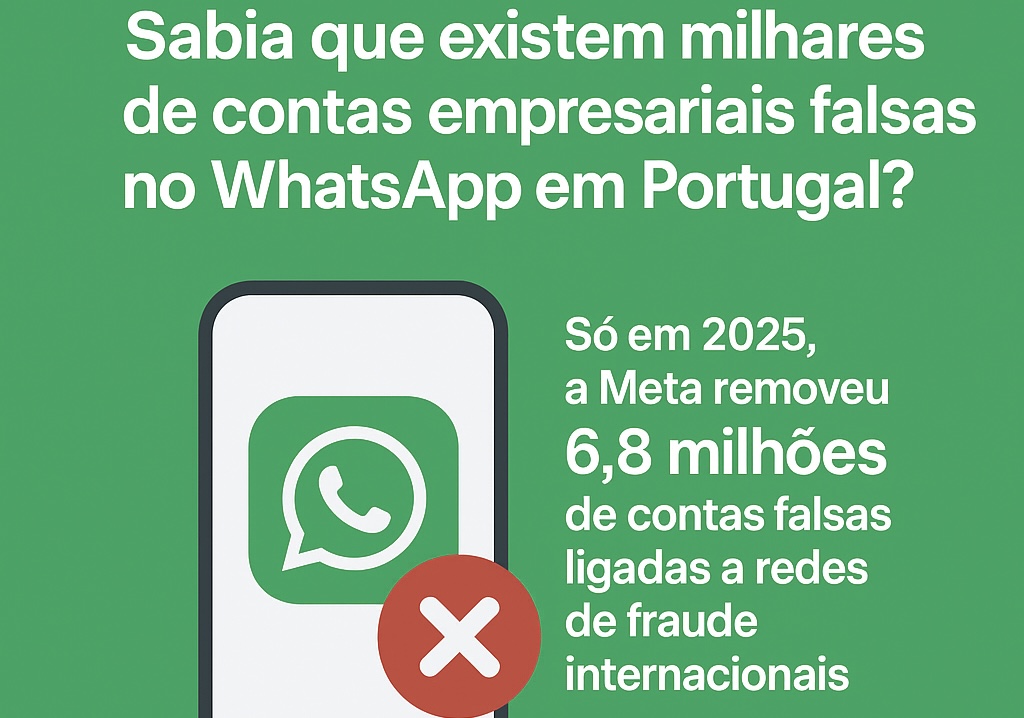 Contas empresariais falsas no WhatsApp em Portugal — análise, estatísticas e guia prático